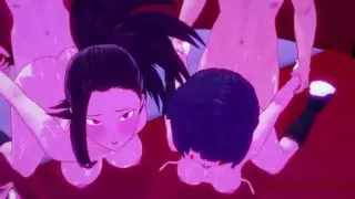 Boku No Hero Hentai Compilation&period; Uraraka&comma; Momo&comma; Tsuyu&comma; Jiro&period;&period;&period;